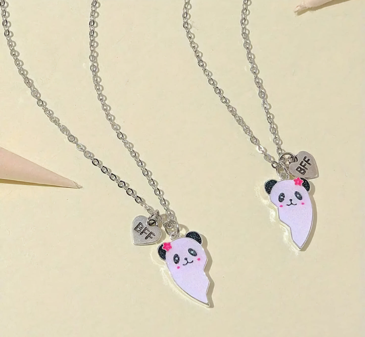 Panda BFF necklace set