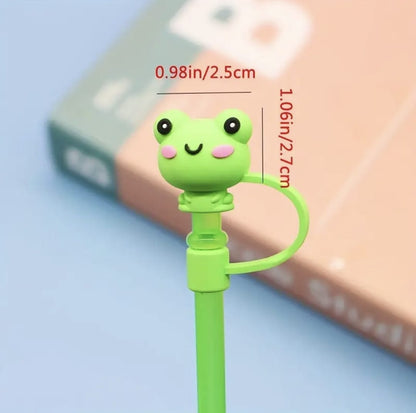 Cute Silicone Animal Straw Toppers