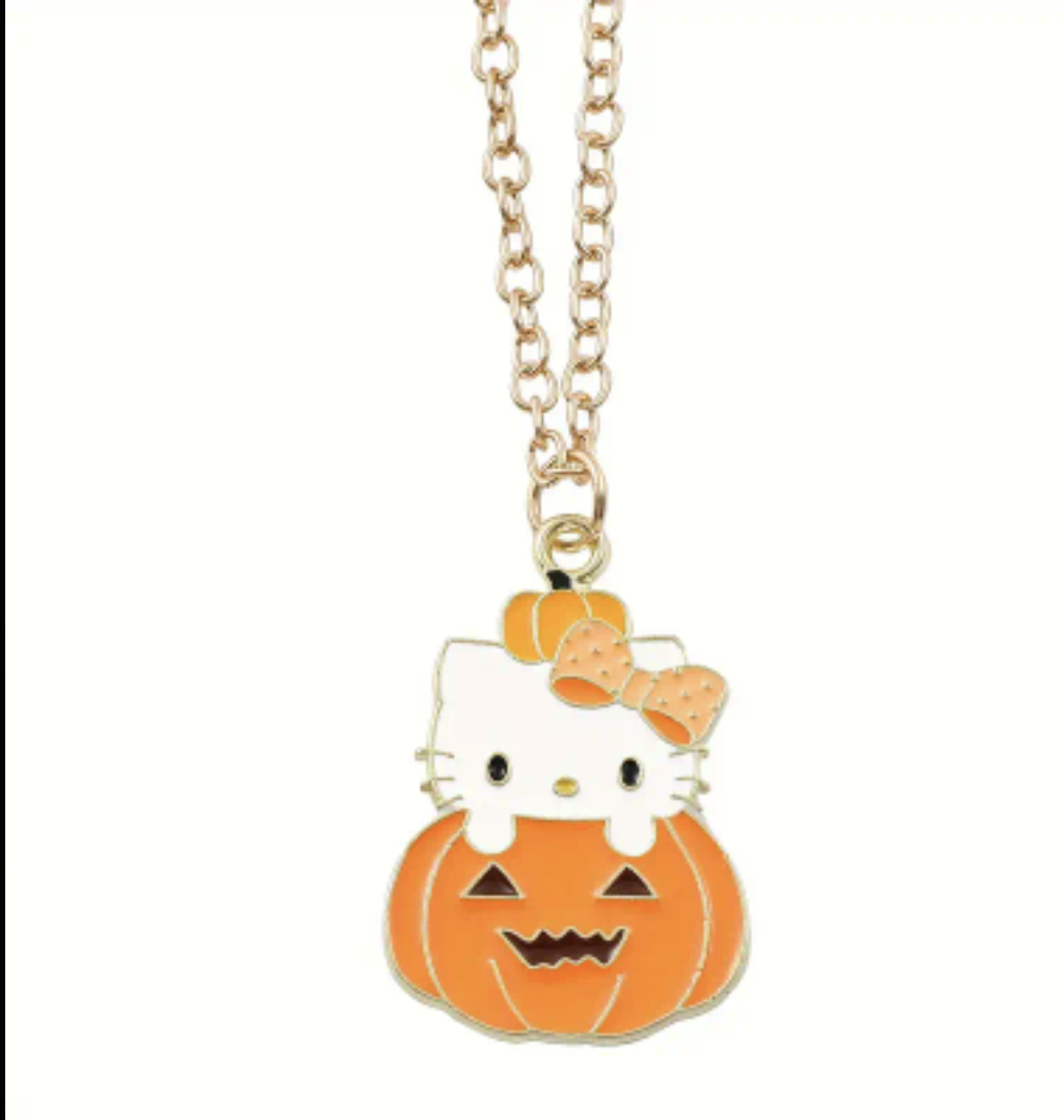 Halloween Hello Kitty & Friends Pumpkin necklace