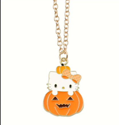 Halloween Hello Kitty & Friends Pumpkin necklace