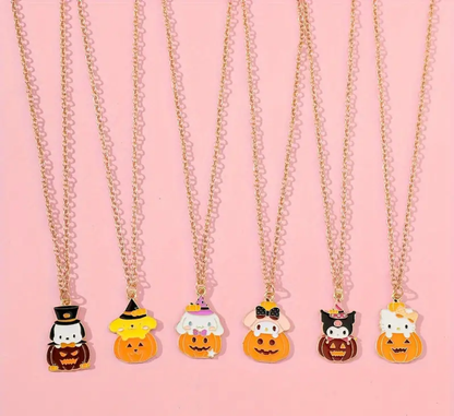 Halloween Hello Kitty & Friends Pumpkin necklace