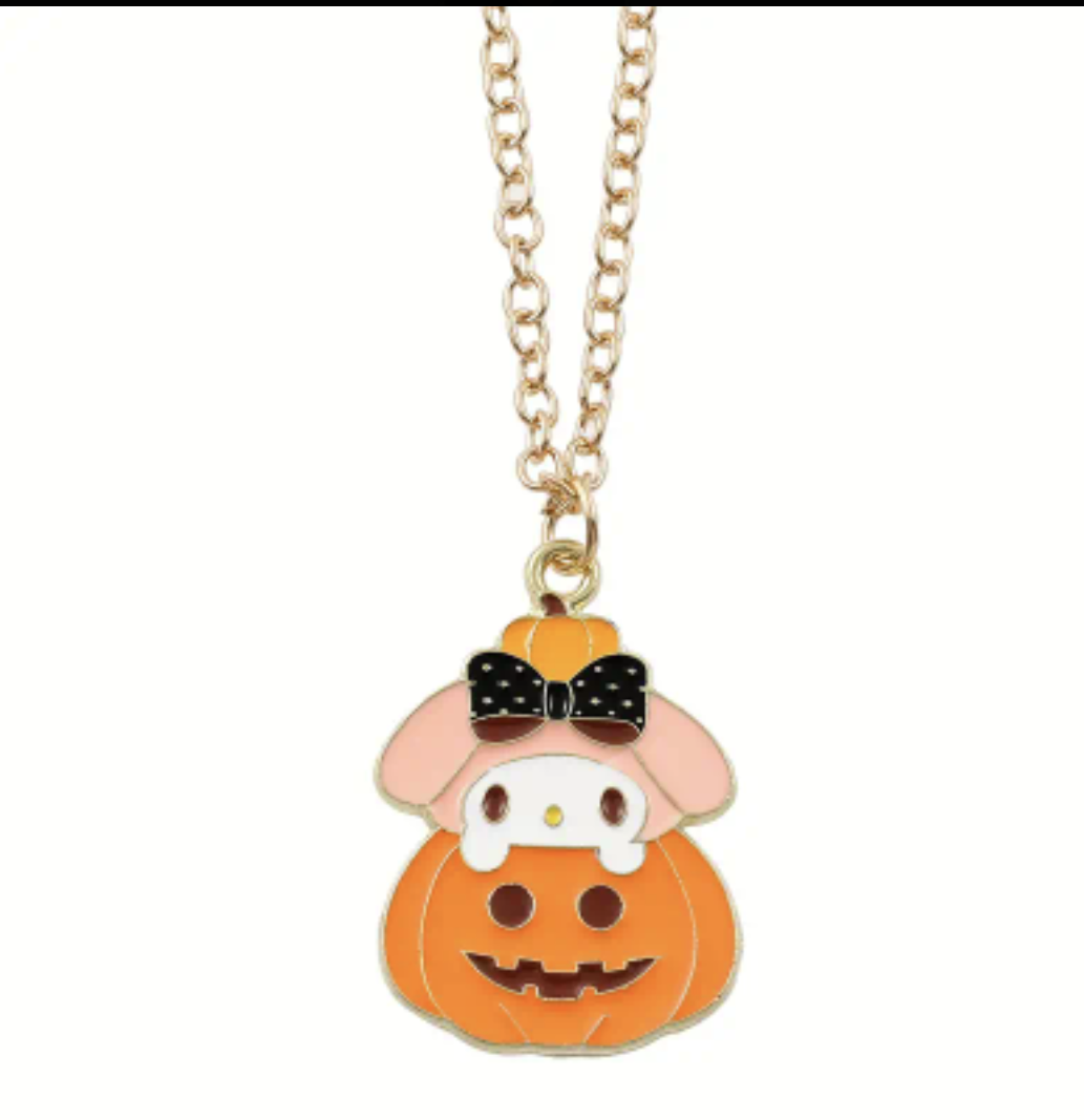 Halloween Hello Kitty & Friends Pumpkin necklace
